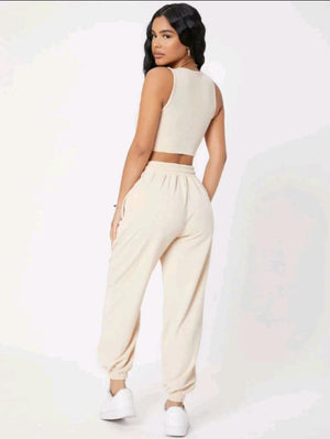 Conjunto Feminino Varias Cores Calça e Blusinha em Tecido Exclusivo Premium
