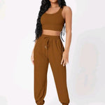 Conjunto Feminino Varias Cores Calça e Blusinha em Tecido Exclusivo Premium