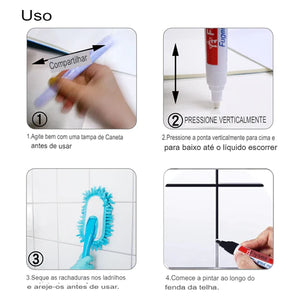 Caneta Restauradora de Rejunte